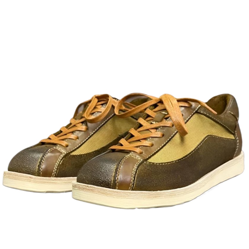 Leatherwork Training - Sepatu Kasual Kanvas Kulit Sapi Buatan
