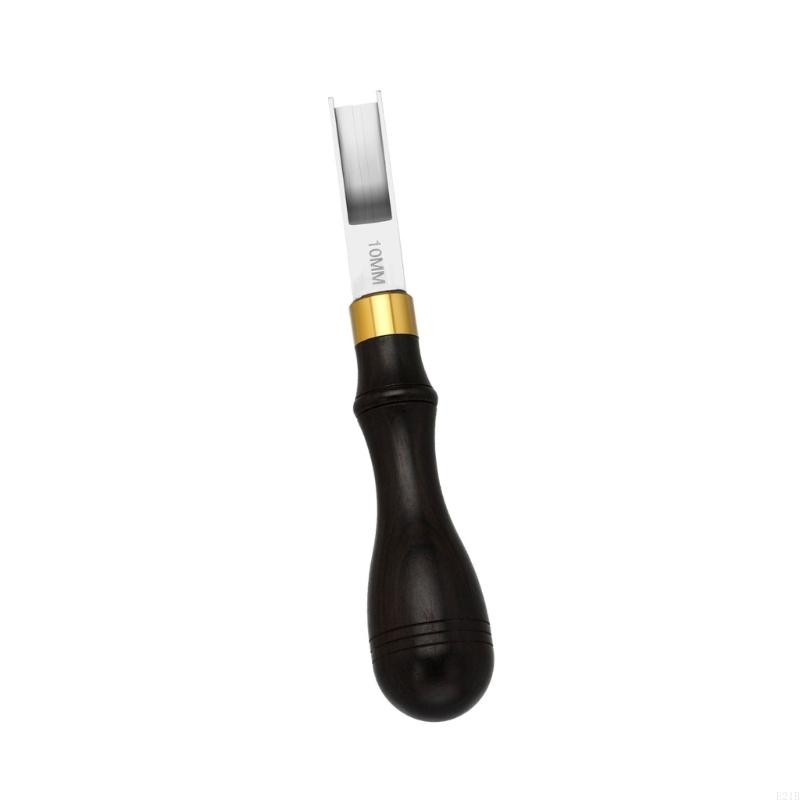 Leatherwork Edge Beveler - Alat Beveler Skiving Tepi Kulit Gagang