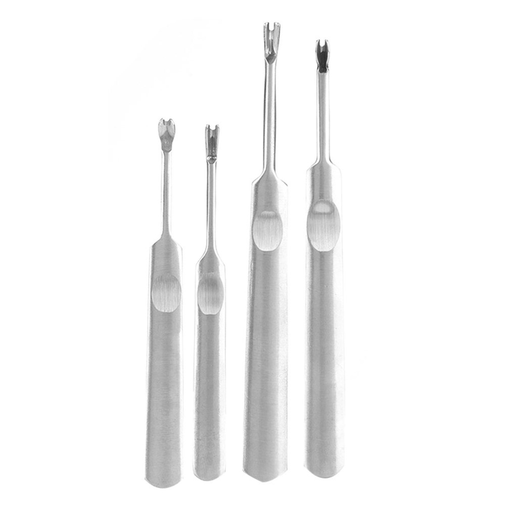 Leatherwork Edge Beveler - 4 buah Alat Pembuat Alur Kulit