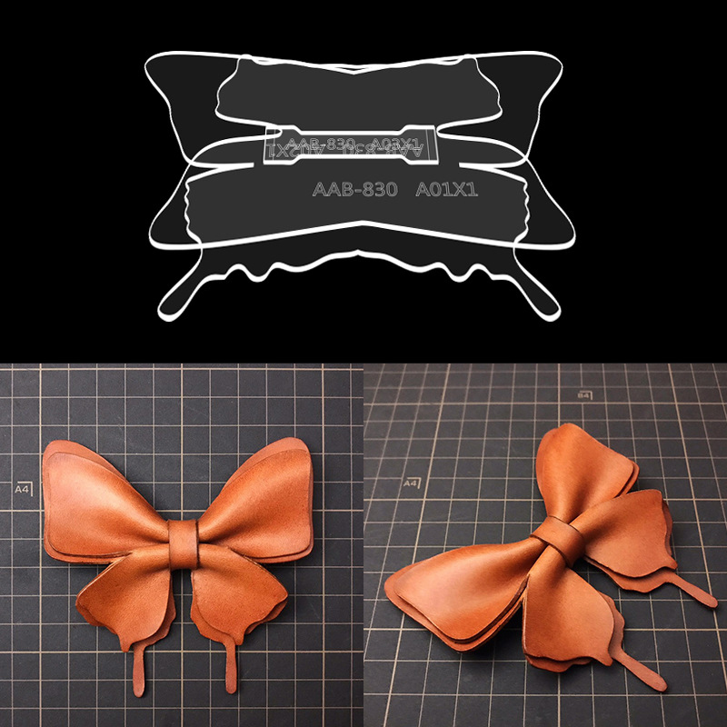 Leatherwork Patterns - YOMDID templat kulit kupu-kupu DIY ornamen
