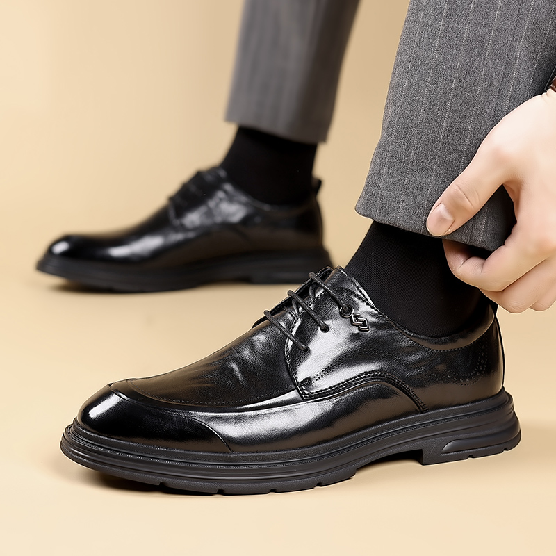 Leatherworking Classic - Sepatu Oxford Kulit Kasual Bisnis Pria