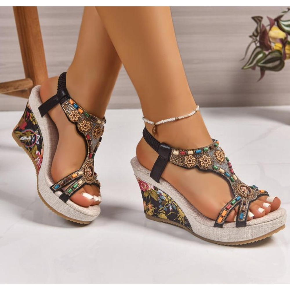 Leather Work Dress - Sandal Wanita Kulit Musim Panas Model
