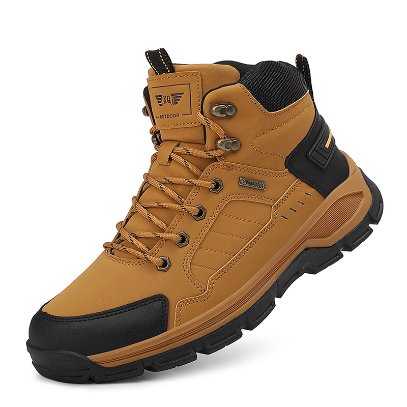 Leather Work Boots - Sepatu Bot Pria Musim Gugur Baru