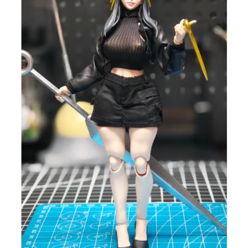 Leatherworking Items - Figur Aksi Wanita Skala 1/12 Jaket
