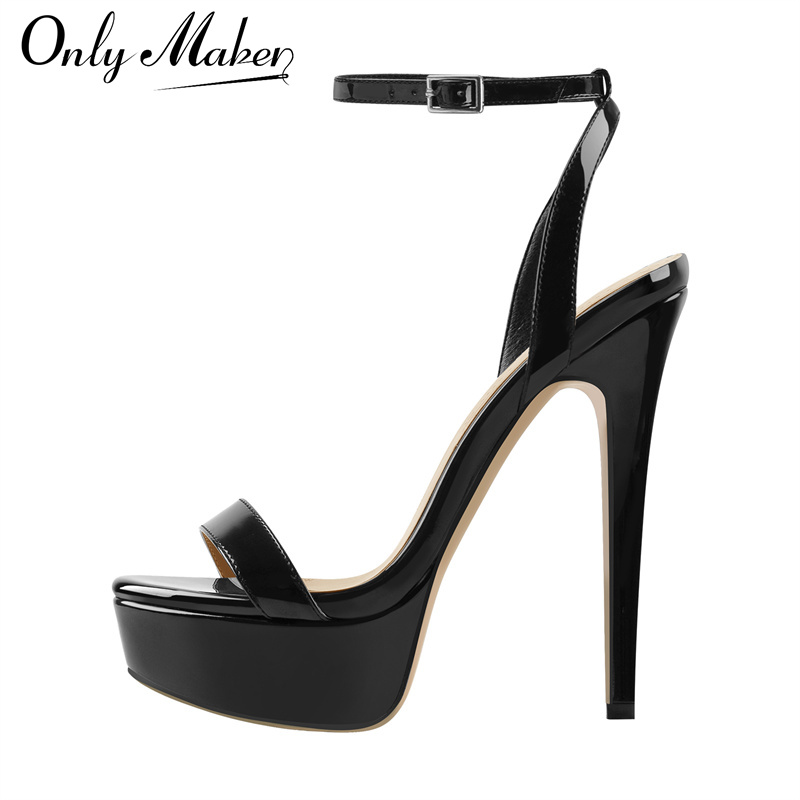 Leather Work Dress - Sepatu Hak Tinggi Stiletto Platform Wanita