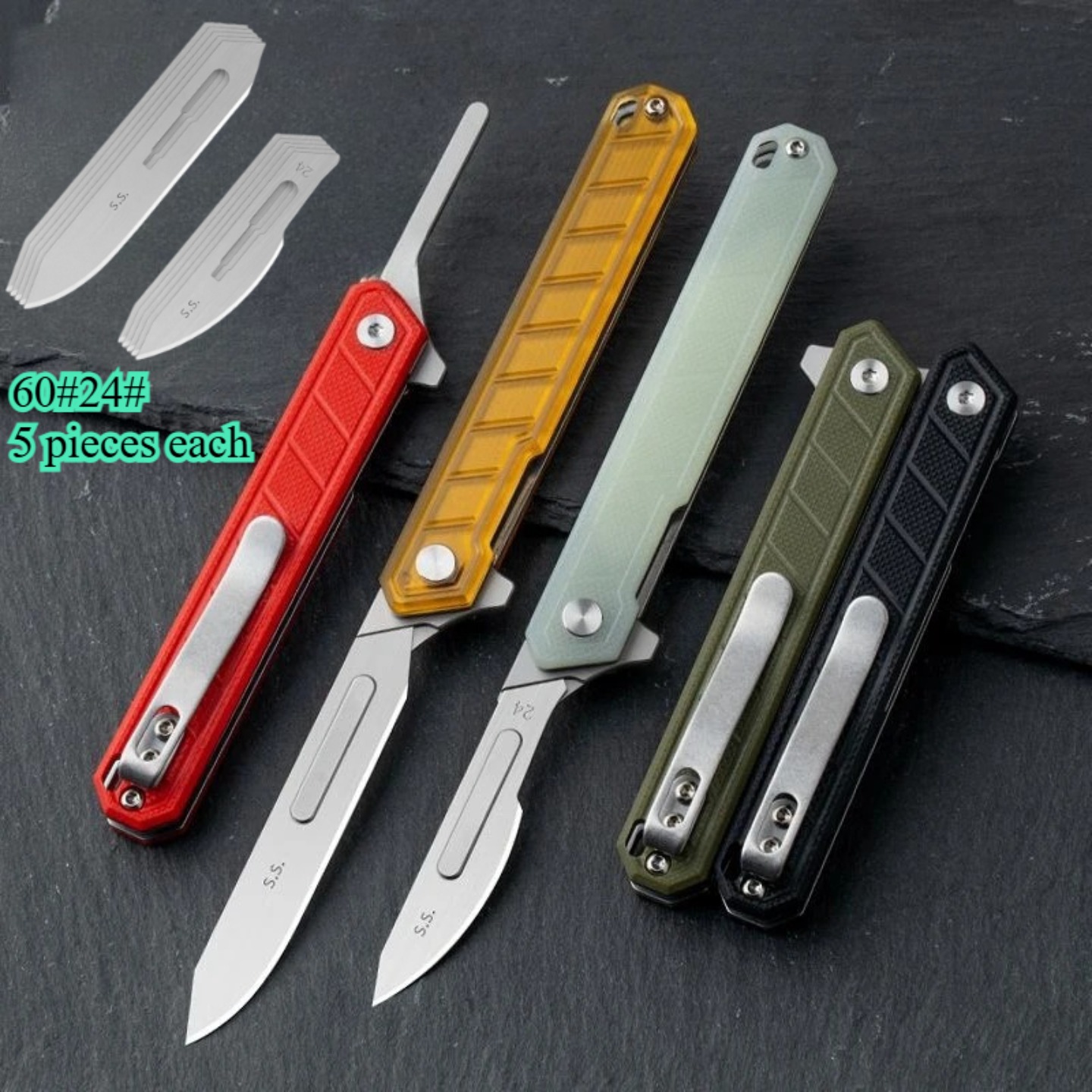 Leatherworking Items - Pisau Buatan Tangan dengan Bilah yang