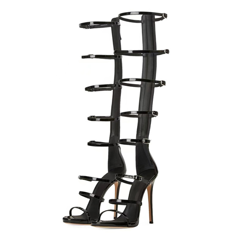 Leather Work Dress - Sepatu Bot Wanita Musim Panas Terbaru