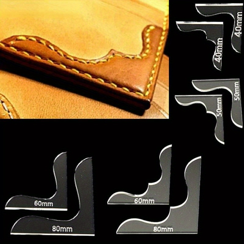 Leatherwork Patterns - 8 Buah Templat Stensil Kulit Pola
