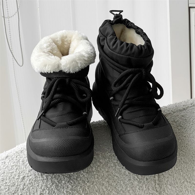 Leather Work Boots - Sepatu Bot Salju Pria Desainer Baru,
