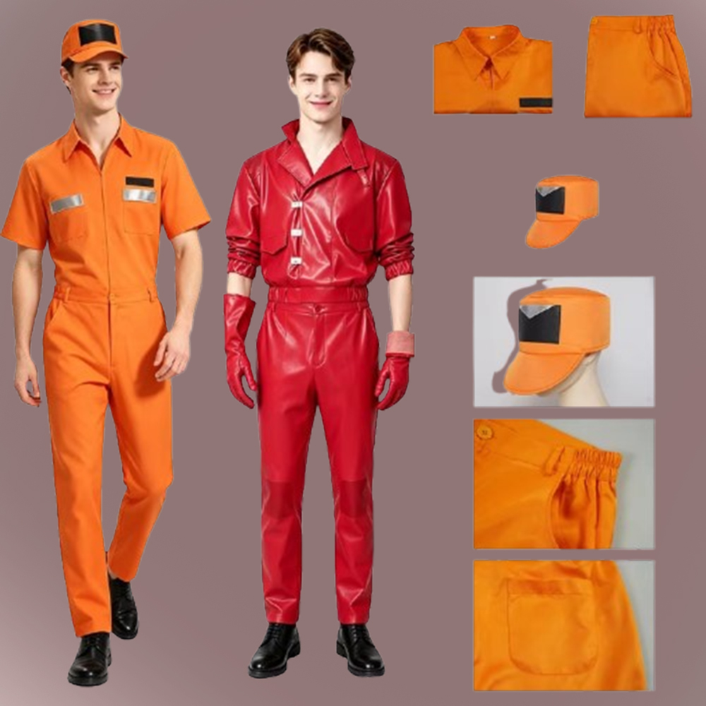 Leather Work Outfit - Kaneda Shotaro Akira Kostum Cosplay Pakaian