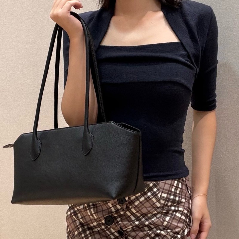 Leatherwork Flowers - Tas Tote Kulit Sapi Asli Dengan