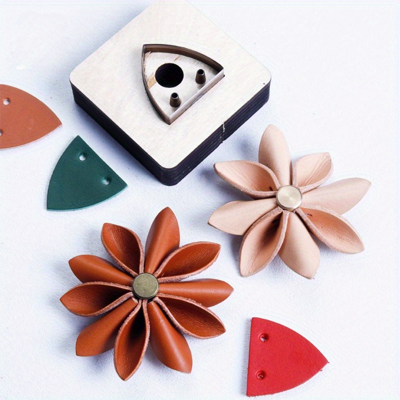 Leatherwork Flowers - Cetakan Pemotong Kulit Bentuk Kelopak Bunga,