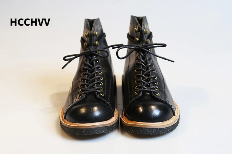 Sepatu bot kulit wajah pendek  - Leather Work Women Shoes ulasan dan harga
