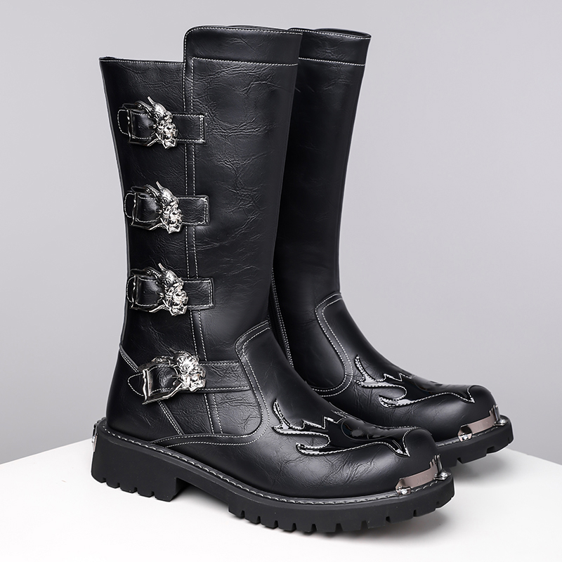 Sepatu Bot Panjang Kulit Desai - Leather Work Boots ulasan dan harga