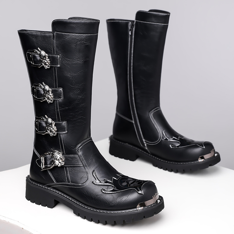Sepatu Bot Panjang Kulit Desai - Leather Work Boots ulasan dan harga