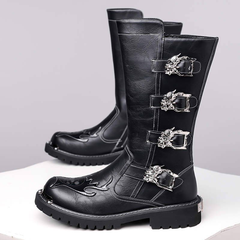 Sepatu Bot Panjang Kulit Desai - Leather Work Boots ulasan dan harga