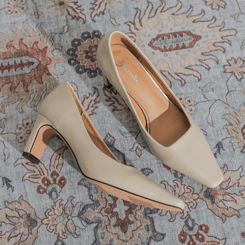 Sepatu hak tinggi wanita, Kasu - Leather Work Women Shoes ulasan dan harga
