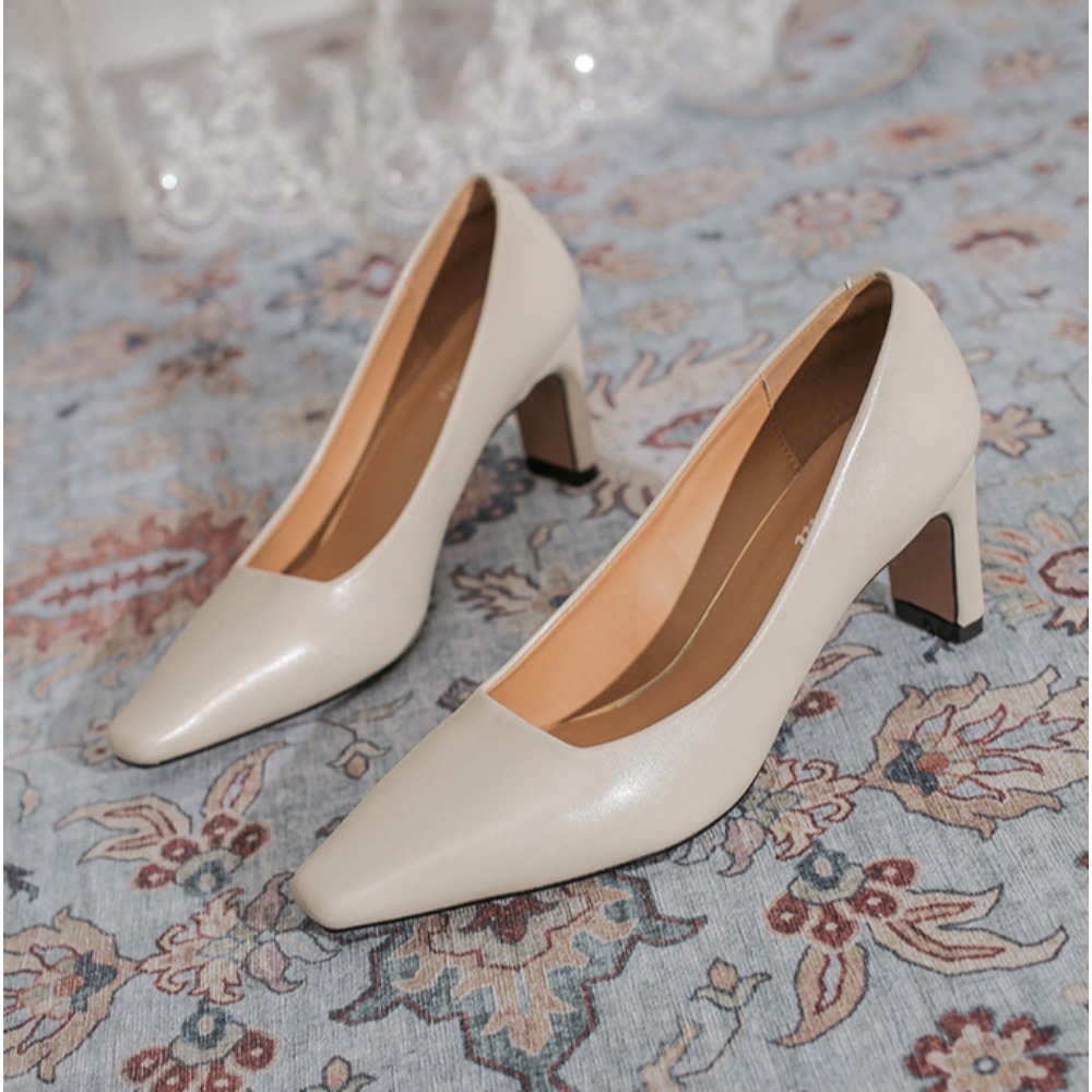 Sepatu hak tinggi wanita, Kasu - Leather Work Women Shoes ulasan dan harga
