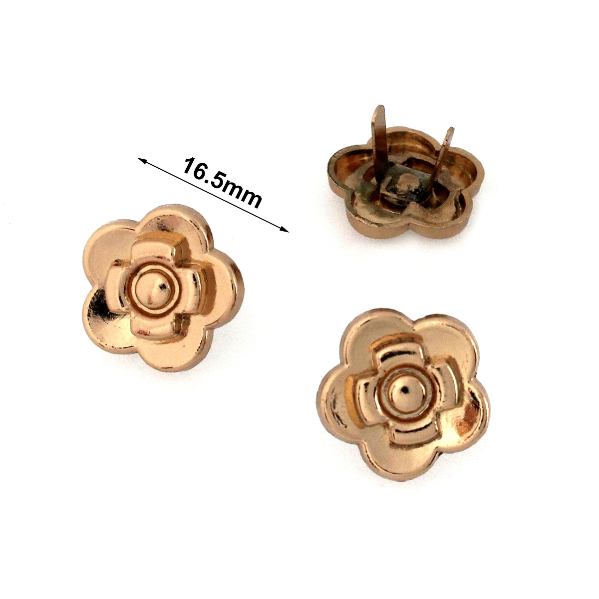 2 Buah Gesper Mode Gesper Bent - Leatherwork Flowers ulasan dan harga