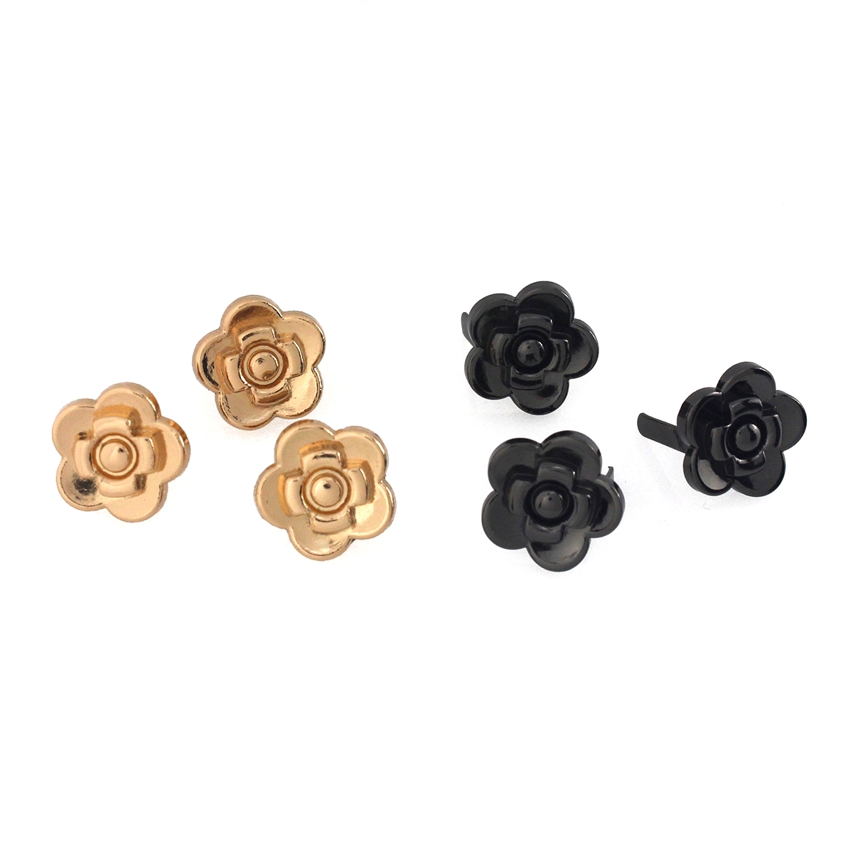 2 Buah Gesper Mode Gesper Bent - Leatherwork Flowers ulasan dan harga