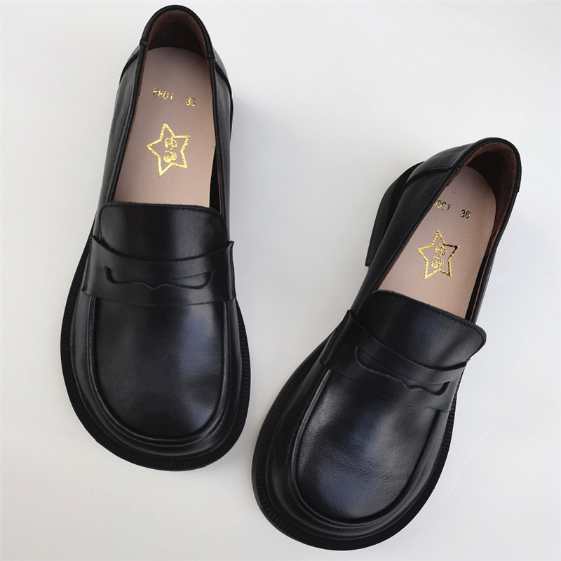 Careaymade-Sepatu Kasual Wanit - Leather Work Women Shoes ulasan dan harga
