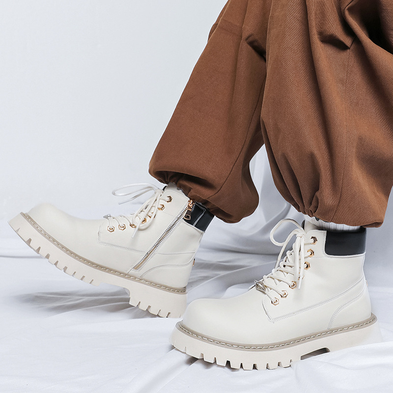 Sepatu Bot Platform Gaun Perja - Leather Work Dress ulasan dan harga