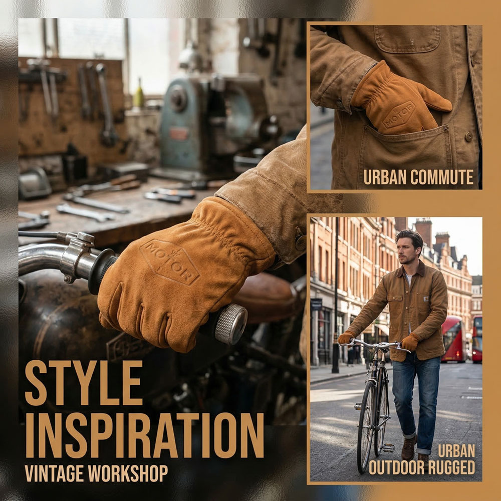 Sarung Tangan Sepeda Motor Kul - Leatherworking Items ulasan dan harga