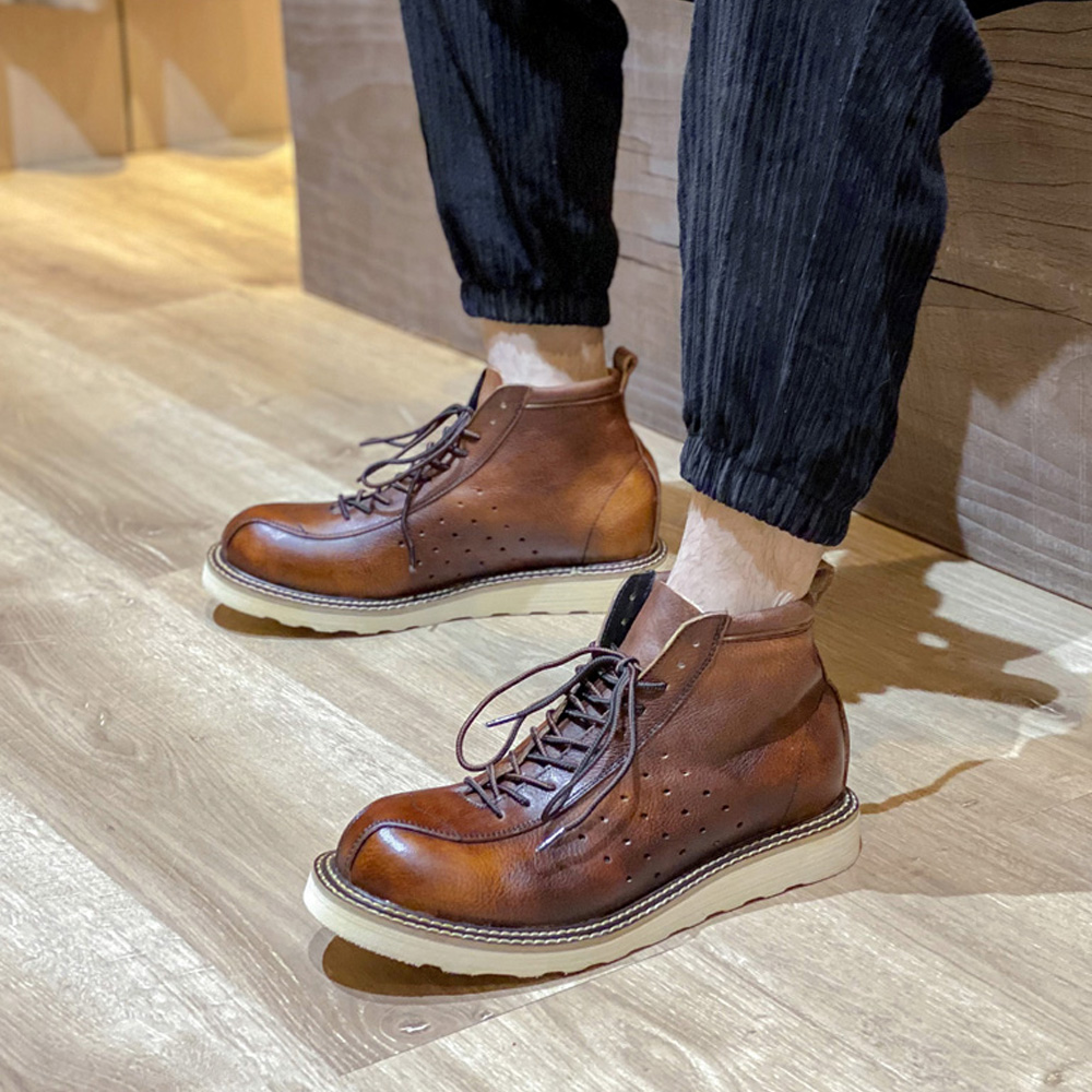 Sepatu Boots Chelsea Kulit Asl - Leather Work Outfit ulasan dan harga