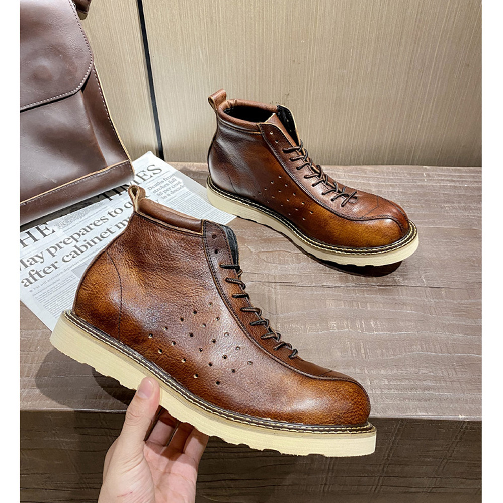Sepatu Boots Chelsea Kulit Asl - Leather Work Outfit ulasan dan harga