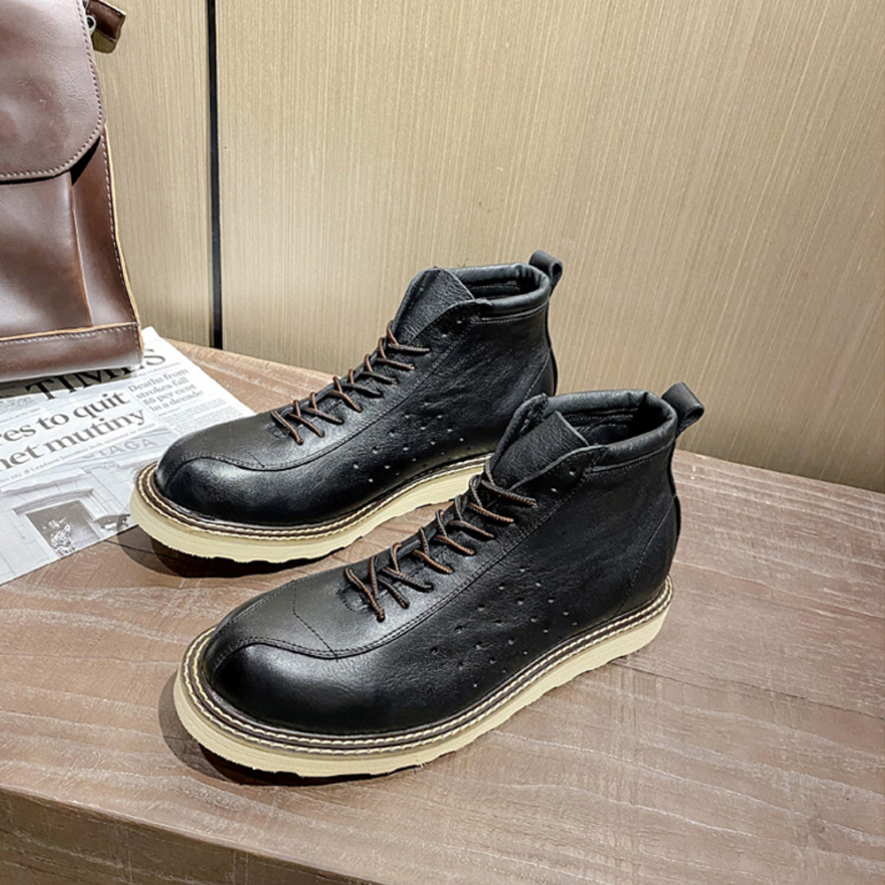 Sepatu Boots Chelsea Kulit Asl - Leather Work Outfit ulasan dan harga