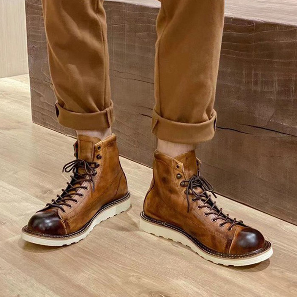 Sepatu Boots Chelsea Kulit Asl - Leather Work Outfit ulasan dan harga
