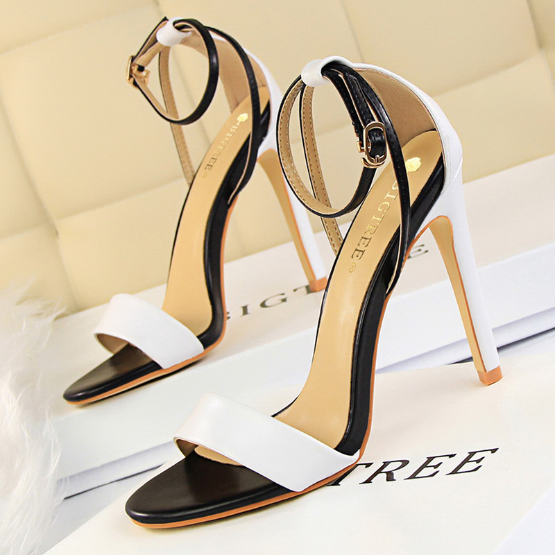 Sandal Hak Tinggi 11Cm Kulit R - Leather Work Dress ulasan dan harga
