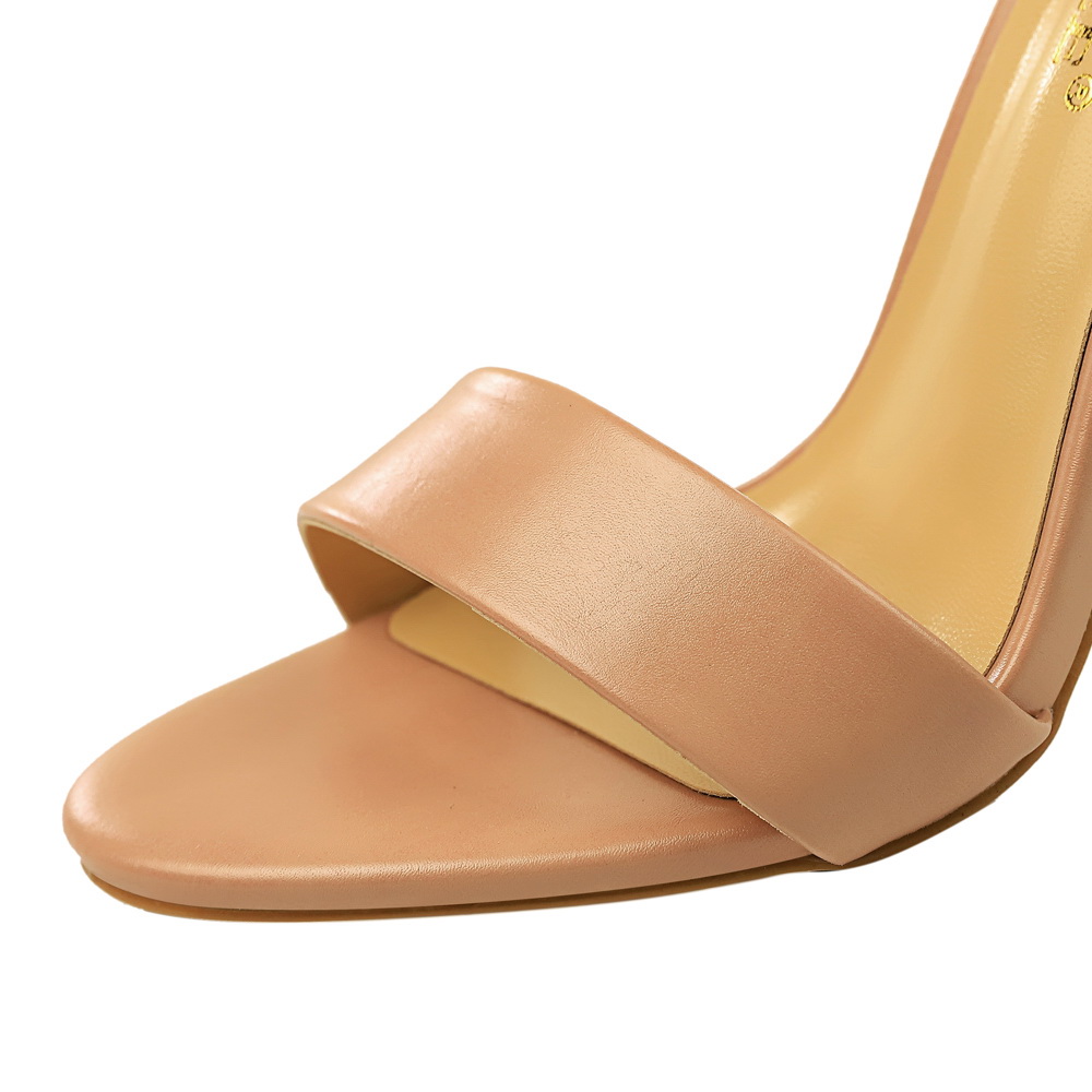 Sandal Hak Tinggi 11Cm Kulit R - Leather Work Dress ulasan dan harga