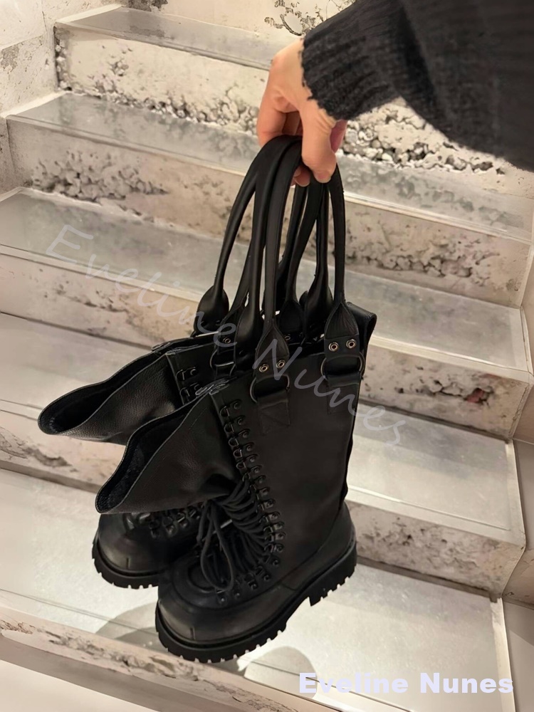 Sepatu Bot Motor Kulit Asli Re - Leather Work Boots ulasan dan harga