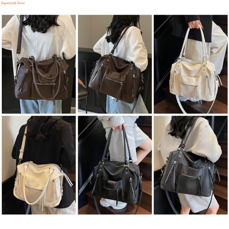 Q5WE Tas Ketiak Serbaguna Tas  - Leather Work Duffle ulasan dan harga