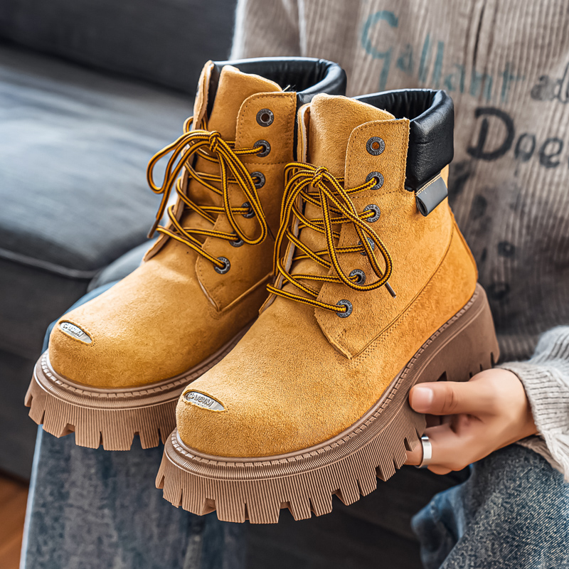 Sepatu Bot Tinggi Klasik Kulit - Leather Work Boots ulasan dan harga