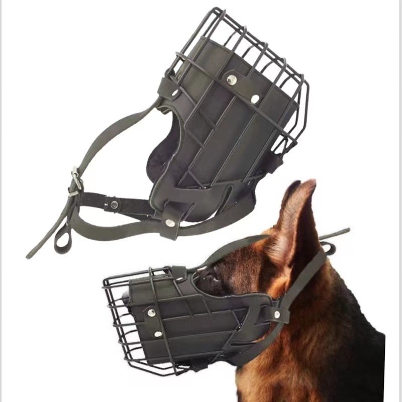 Penutup Mulut Anjing German Sh - Leatherwork Training ulasan dan harga