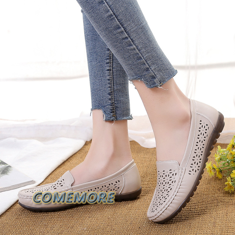 Sepatu Menyusui Putih Wanita S - Leather Work Outfit ulasan dan harga