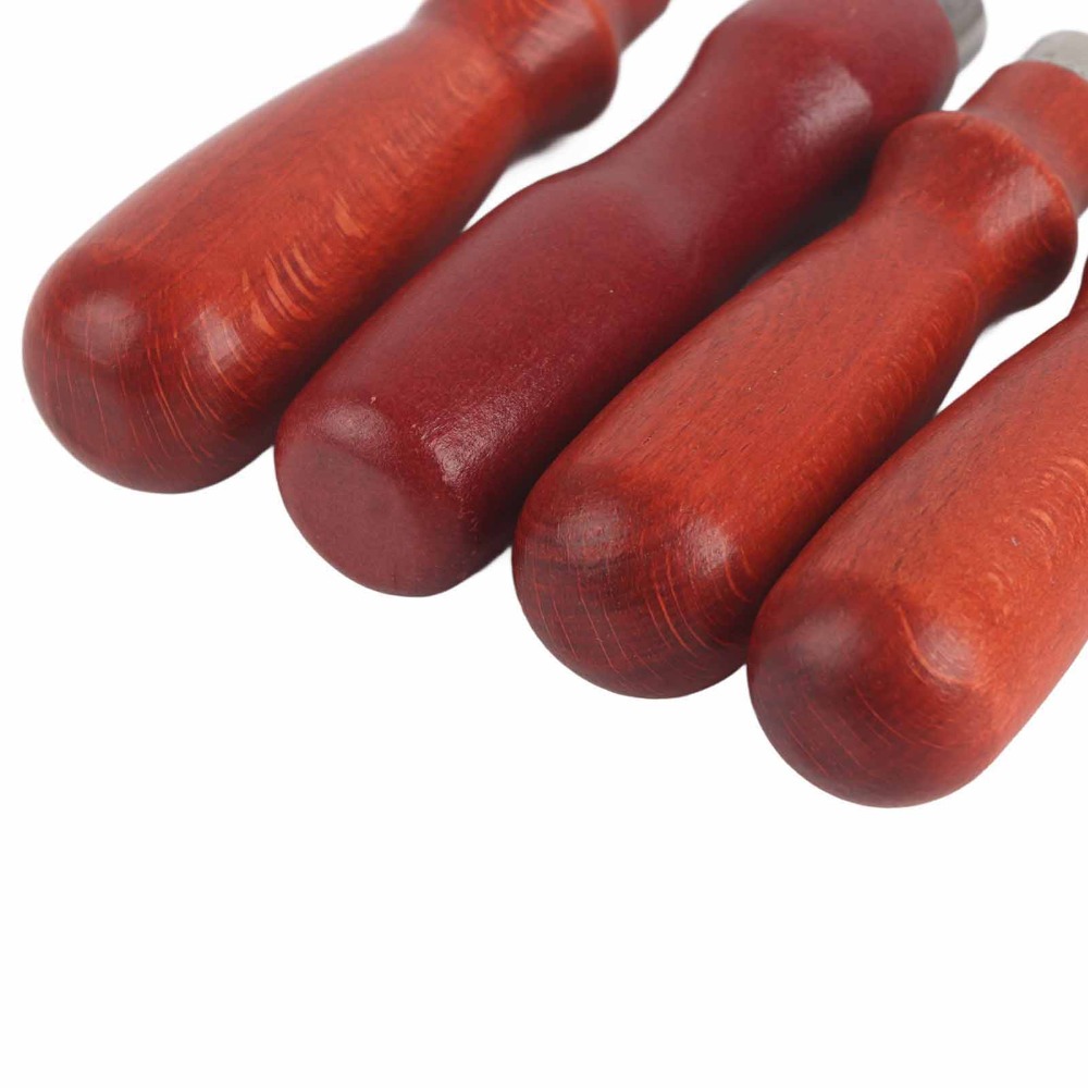 4 PCS Alat Pemotong Tepi Kulit - Leatherwork Edge Beveler ulasan dan harga