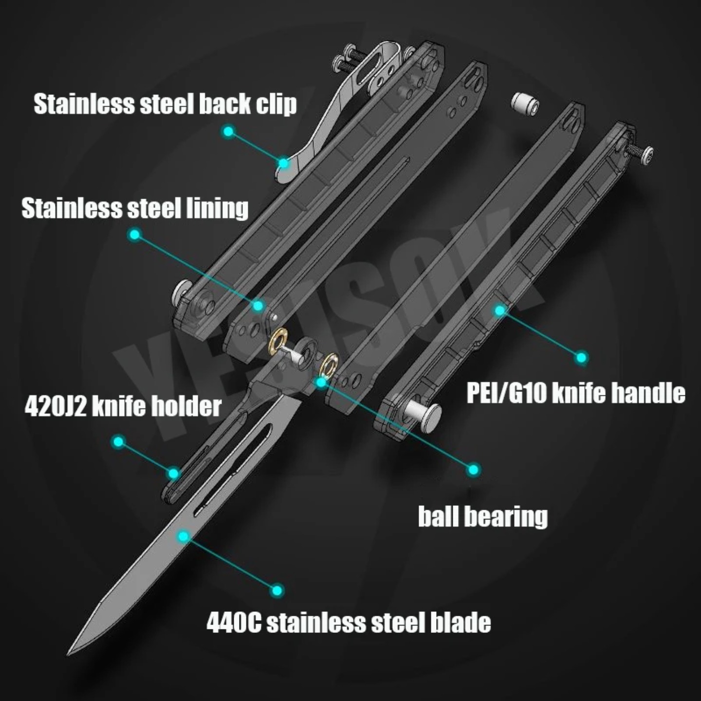 Pisau Buatan Tangan dengan Bil - Leatherworking Items ulasan dan harga