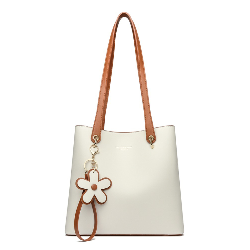 Tas Tote Kulit PU Wanita Berga - Leatherwork Flowers ulasan dan harga