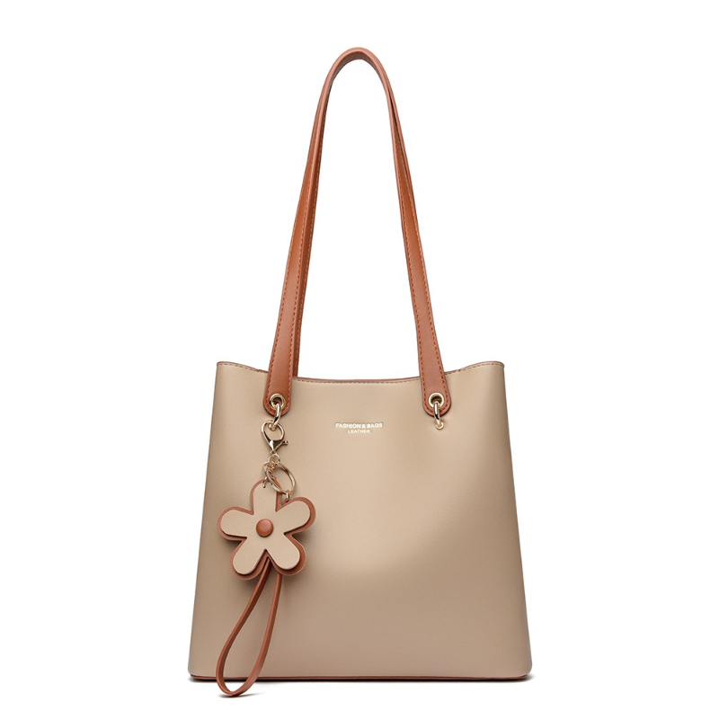 Tas Tote Kulit PU Wanita Berga - Leatherwork Flowers ulasan dan harga