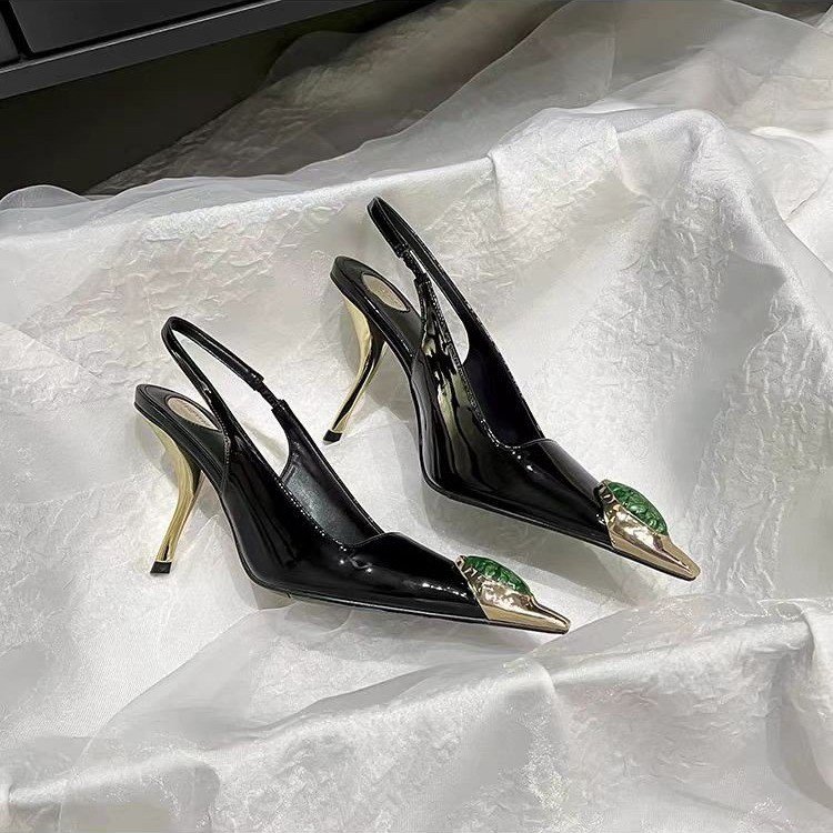 Sepatu hak tinggi wanita model - Leather Work Dress ulasan dan harga