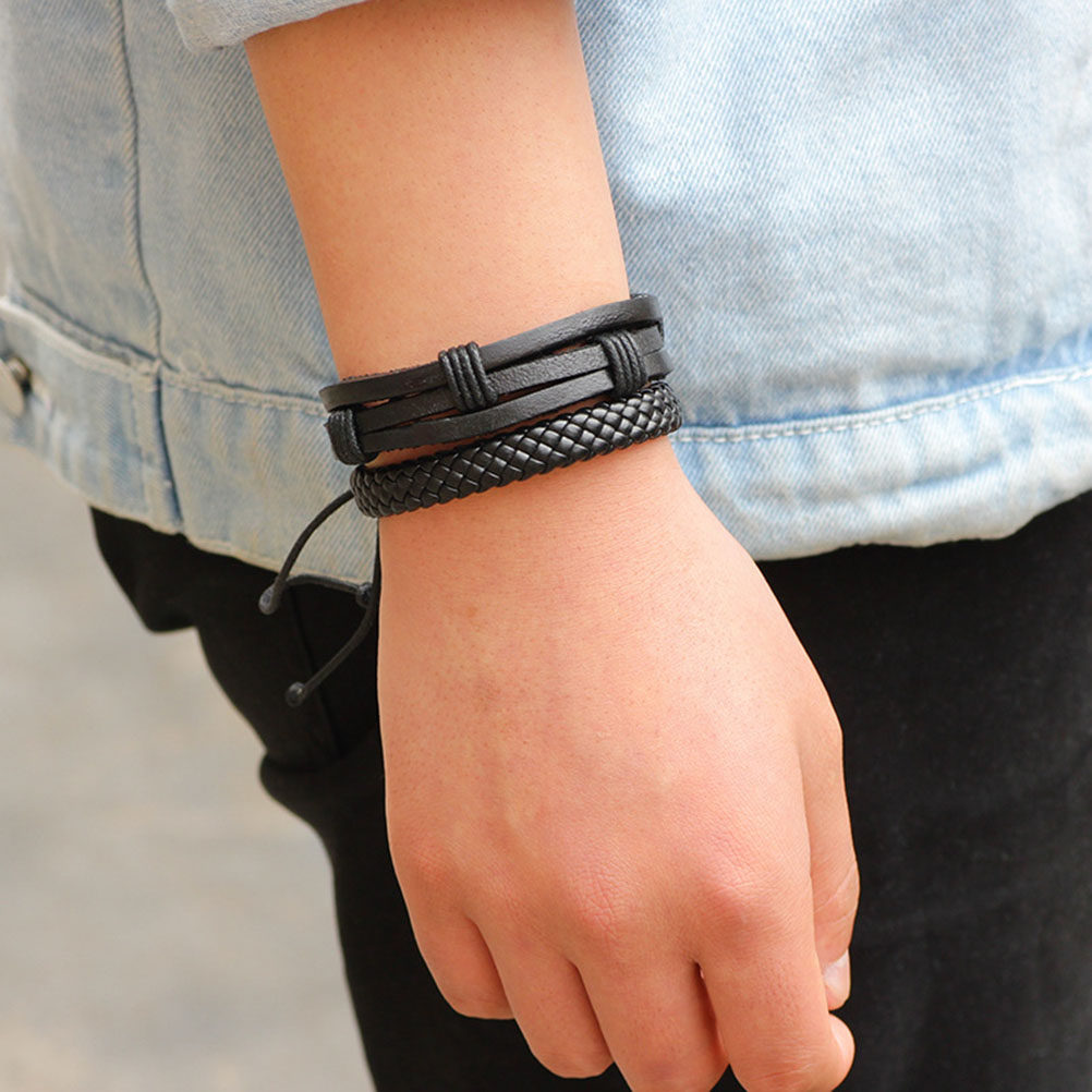 5 Buah Gelang Anyaman Premium, - Leather Work Outfit ulasan dan harga