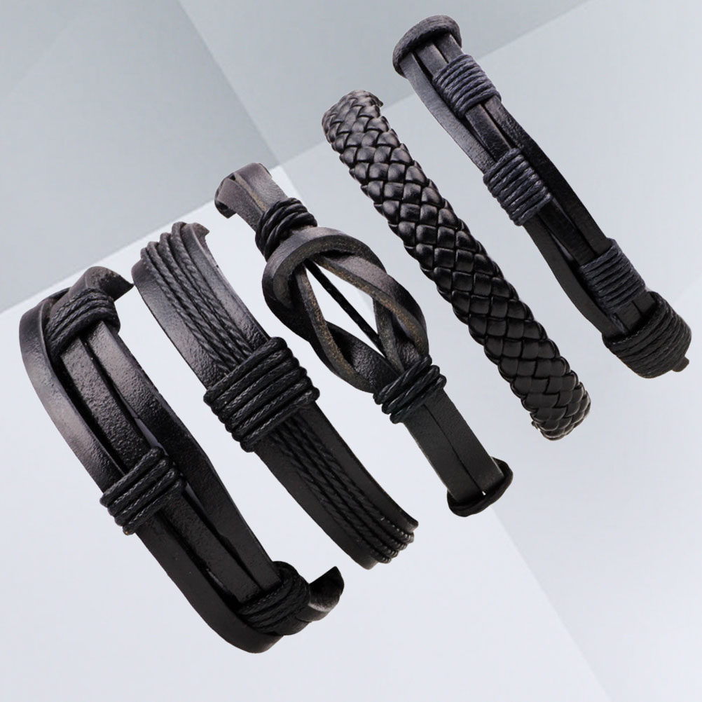 5 Buah Gelang Anyaman Premium, - Leather Work Outfit ulasan dan harga