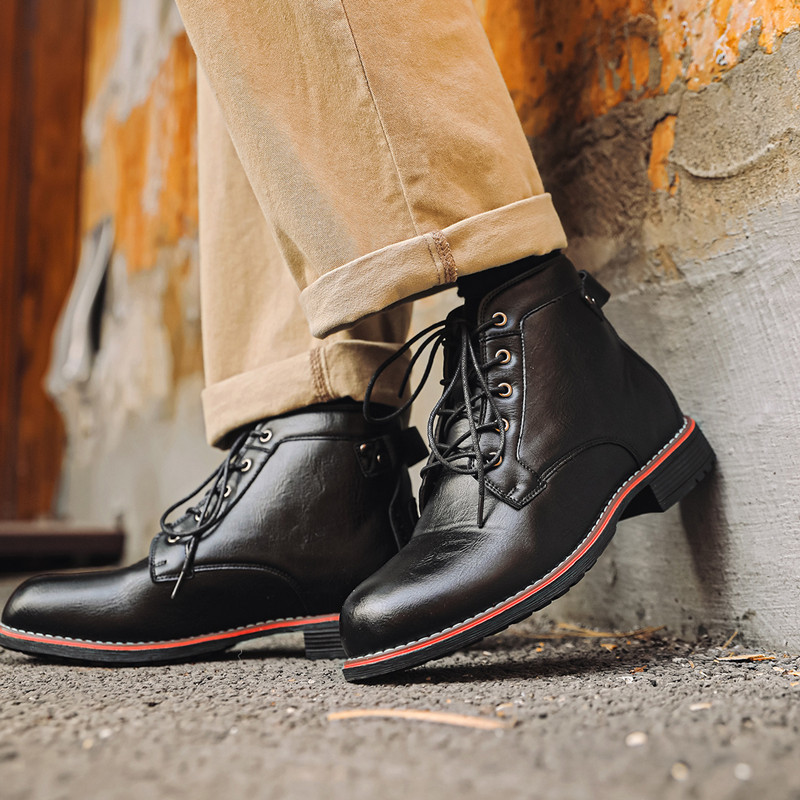 Sepatu Kulit Pria Mewah Retro  - Leather Work Dress ulasan dan harga