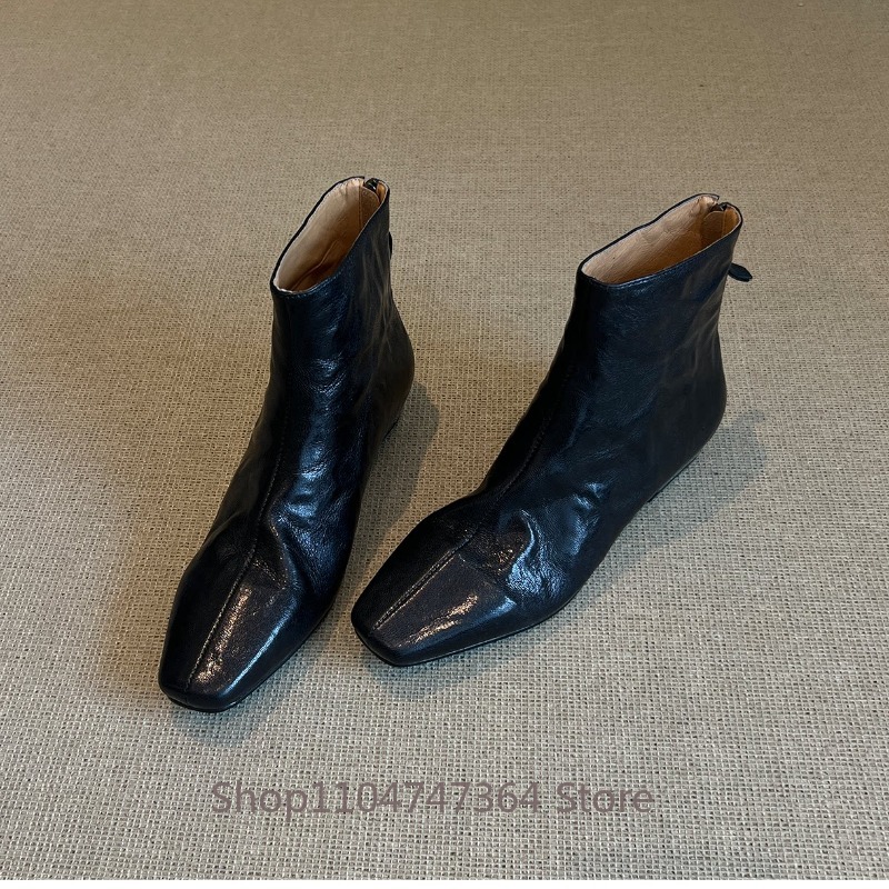 Sepatu Bot Wanita Kulit Domba  - Leather Work Women Shoes ulasan dan harga