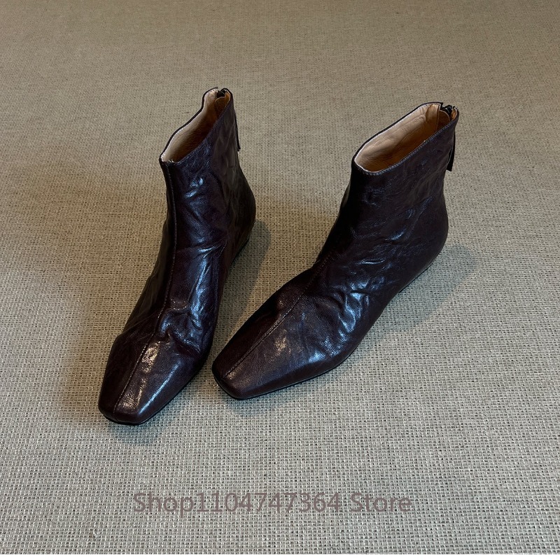 Sepatu Bot Wanita Kulit Domba  - Leather Work Women Shoes ulasan dan harga