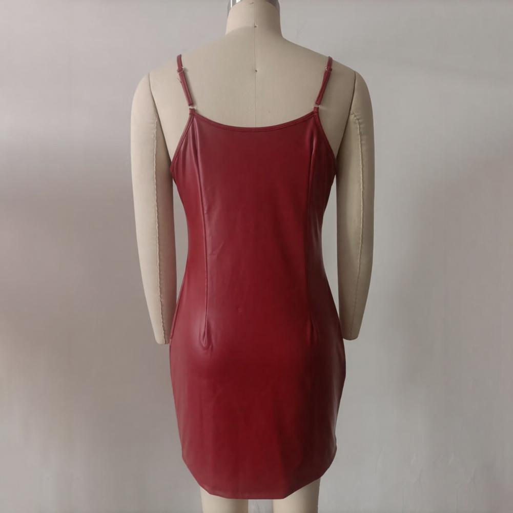 Setelan Rok Kulit Imitasi Wani - Leather Work Outfit ulasan dan harga
