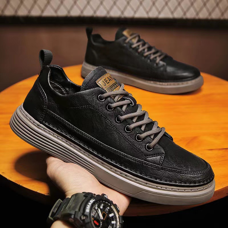 Sepatu Kulit Kasual Musim Semi - Leatherworking Leveling ulasan dan harga